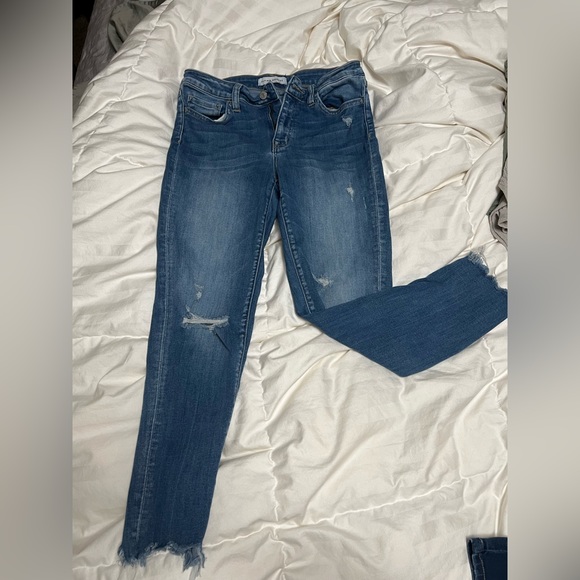 Flying Monkey jeans. Skinny, cropped. Gently worn - Picture 1 of 3